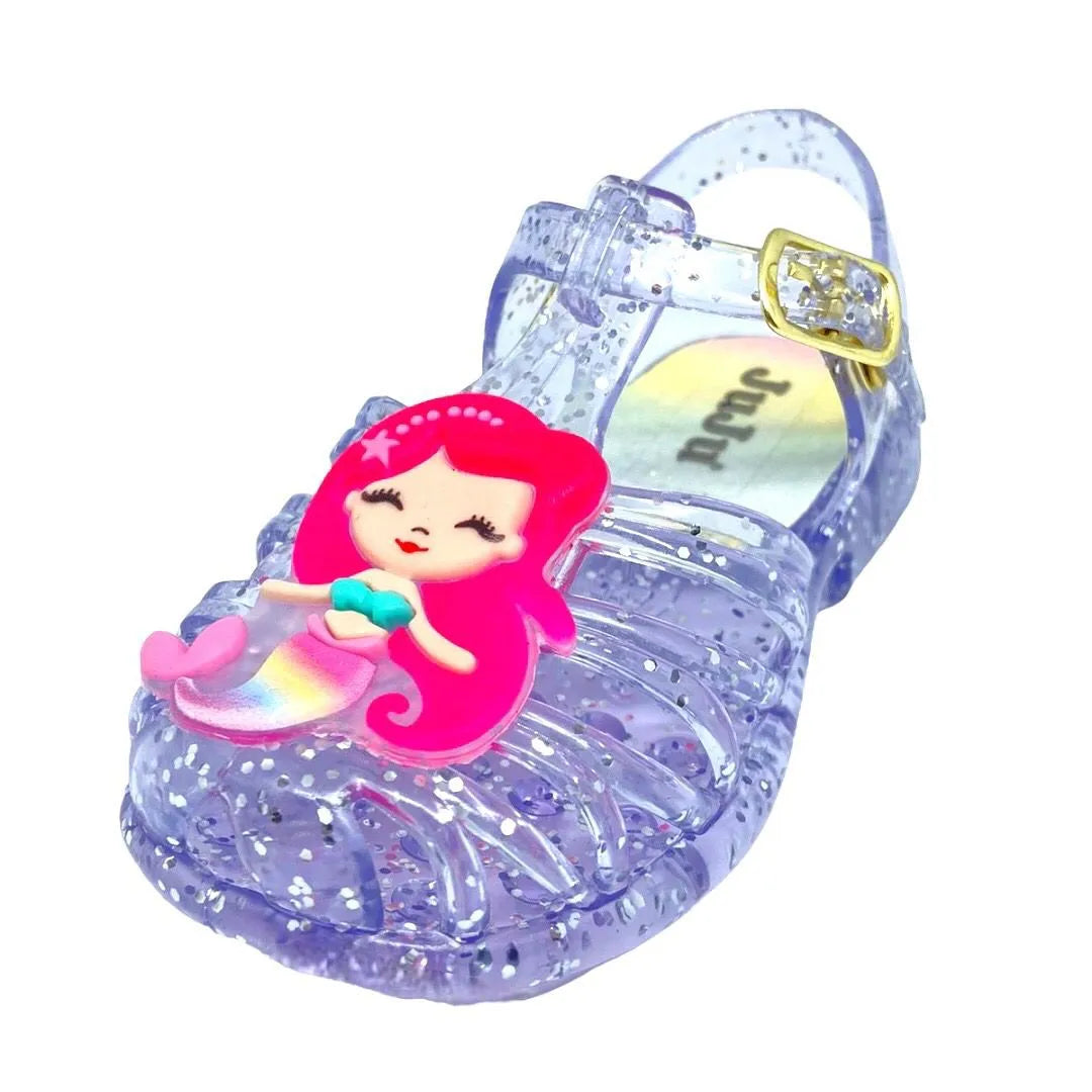 Sandália Infantil Sereia Brilhante – Conforto e Magia para os Pezinhos! 🧜♀️✨