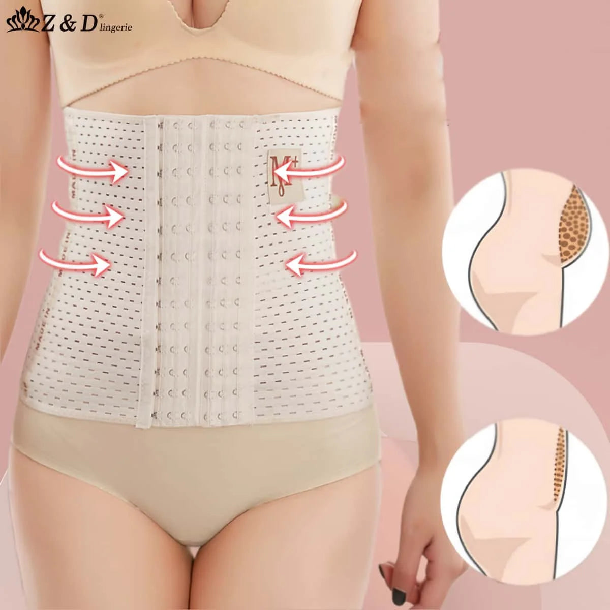 Cinta Modeladora Térmica Z&D – Afine sua Cintura com Conforto e Estilo! 🔥✨
