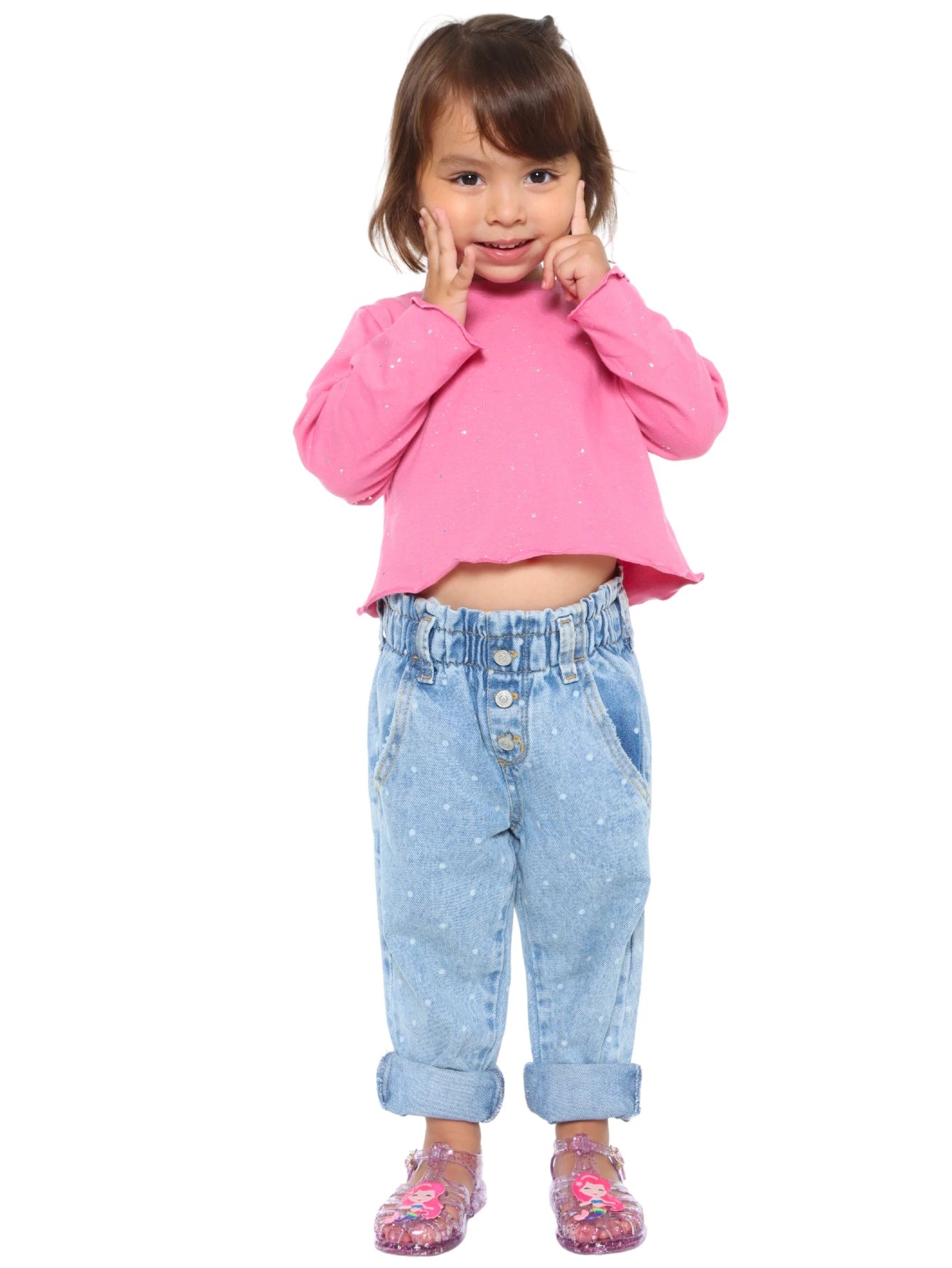 Sandália Infantil Sereia Brilhante – Conforto e Magia para os Pezinhos! 🧜♀️✨