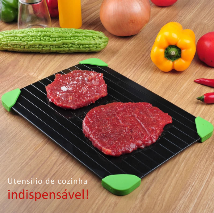 Bandeja Descongelante – Descongele Alimentos de Forma Segura e Eficiente