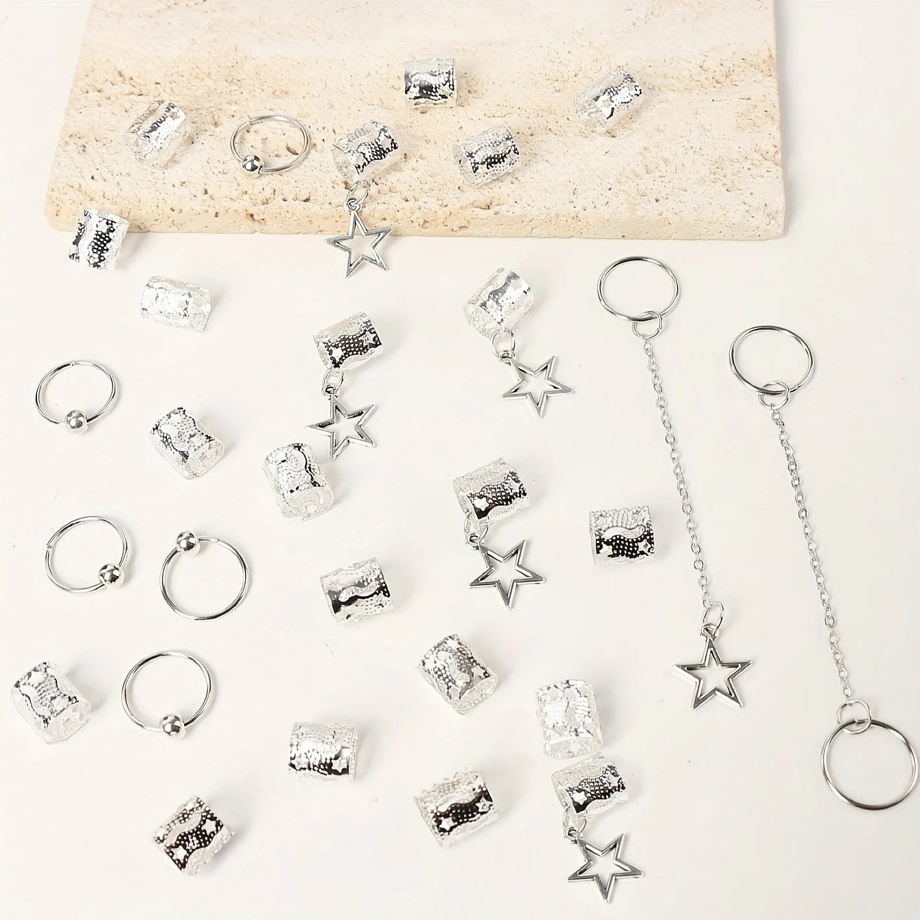 Kit de Jóias para Cabelo - Elegance Qualidade Superior – 32pcs✨