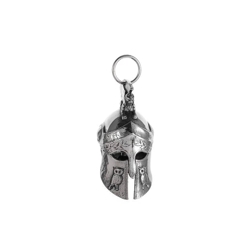 Amuleto Espartano – Pendente de Guerreiro Romano em Aço Inoxidável para Boa Sorte e Proteção ⚔️