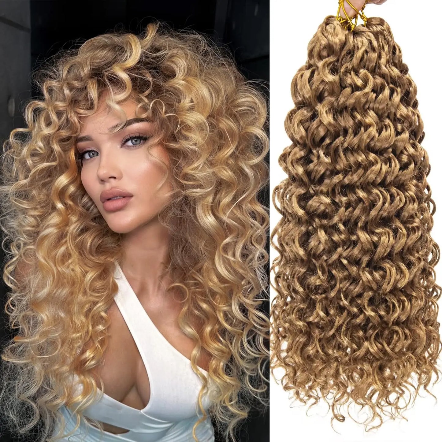 Cachos Boho Lux – Extensões Onduladas para um Visual Poderoso