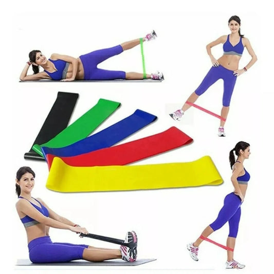 Kit Faixas Elásticas de Resistência – Treino Completo em Qualquer Lugar