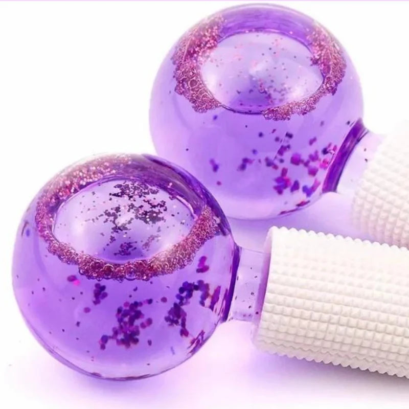 Ice Glow™ – Esferas Crioterápicas para Massagem Facial Revitalizante