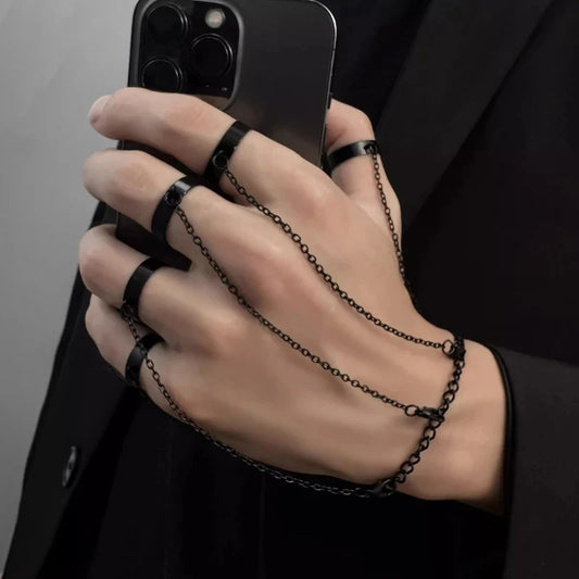 Pulseira Punk Geométrico – Estilo e Atitude em Um Só Acessório