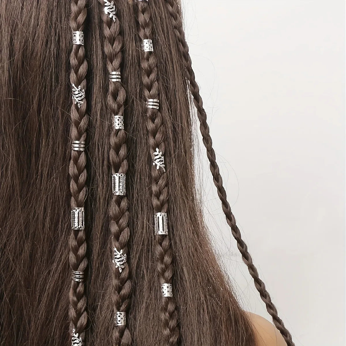 Kit de Anéis para Tranças - Elegance Metal – 40pcs